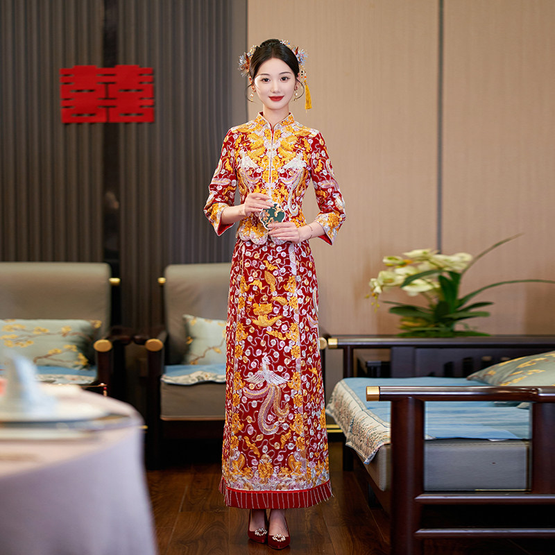 chinese style party dress Women's Chinese Dress Han Element Party Dress