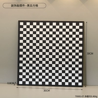 Орнаменты декоративной живописи - черно-белые квадраты.