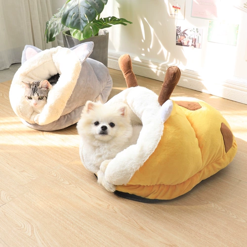 Гнездо животного лесного кота Four Seasons GM кровать кошачья кровать зима теплое домашнее кровать кошка кошка на запад густой собачья тапочка Слипти Гуфо