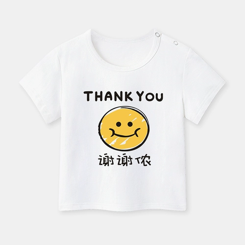 Хлопковая футболка для мальчиков, детская тонкая летняя одежда для раннего возраста, 1 лет, детская одежда