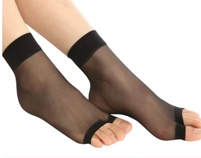 【露指鱼嘴袜】_中筒袜子图片_鱼嘴露指袜价格_搭配分享 - 爱逛街