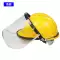 Mặt nạ hàn bảo vệ mũ bảo hiểm thợ hàn tạo tác trong suốt mũ bảo hiểm Full Face phun bảo vệ chống bụi nam phun sơn 