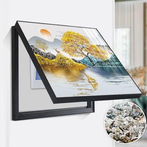 Мощный счетчик коробка декоративная живопись Современная минималистская ящик для распределения мощности подвесная картина Бесплатная удара и покрытие электрической коробки коробки для ящика