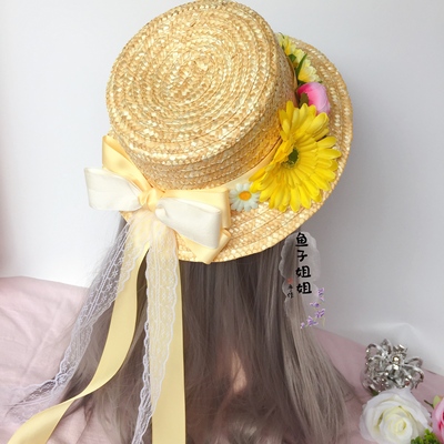 taobao agent Elegant universal sun hat, Lolita style