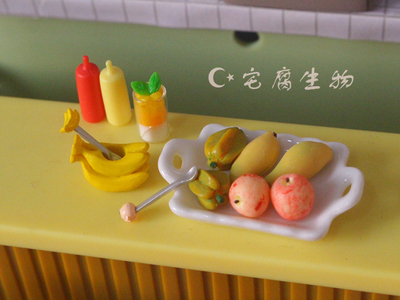 taobao agent Super Mini Mango Pudding Cup/Fruit/Simulation Foods and Play OB11GSC Candida Figma1/12BJD