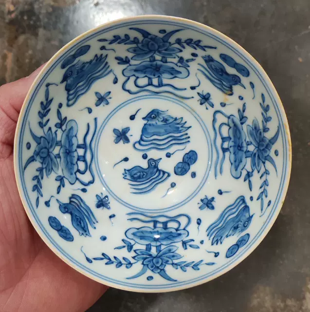 高仿古大明成万历年制青花八仙祝寿图陶瓷碗明代民仿官窑陶瓷大碗-Taobao