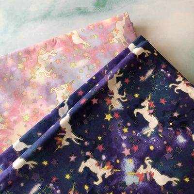 taobao agent [Crowd cotton] Japanese and windy unicorn OB11 dress BJD baby jacket pure cotton fabric