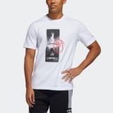 Adidas, баскетбольная спортивная футболка с коротким рукавом, с печатью вашего логотипа