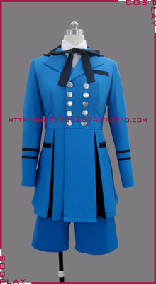 taobao agent Clothing, blue dress, uniform, set, cosplay