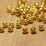 Золотой браслет с одной бусиной, плетеные глянцевые золотые бусины ручной работы, украшение-шарик, делается под заказ, связать своими руками