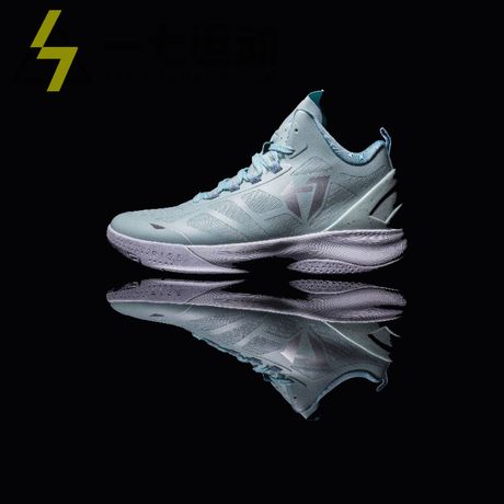 先驱7七time全掌rise缓震高帮耐磨内外场篮球鞋虎扑jrs薄荷绿