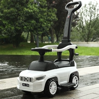 Роскошное белое увеличение рука -пуши + универсальное колесо + музыкальное освещение