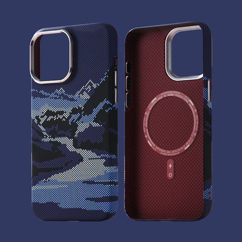 MooStudio Carbon Fiber Pattern High End Premium Plus/Pro/Max – 16, 15, 14, 13, 12 iPhone Case