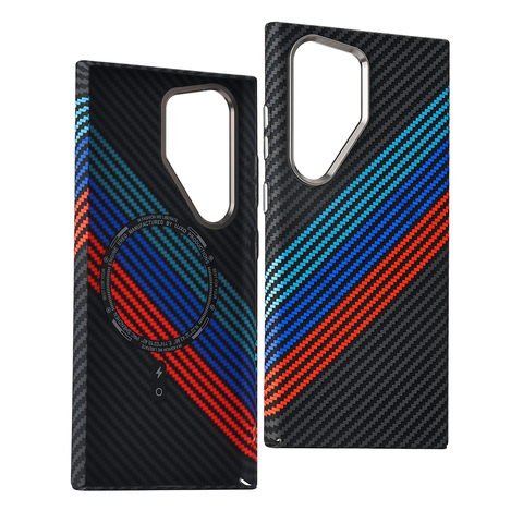 Business MagSafe Carbon Fiber Pattern Luxury High End Premium S24, S24 Plus, S24 Ultra, S23, S23 Plus, S23 Ultra Samsung