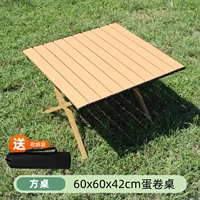 60 Стол с мелким деревянным рулоном