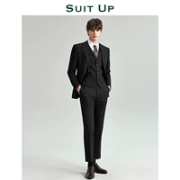 Clia black [top + vest + брюки] набор из трех частей