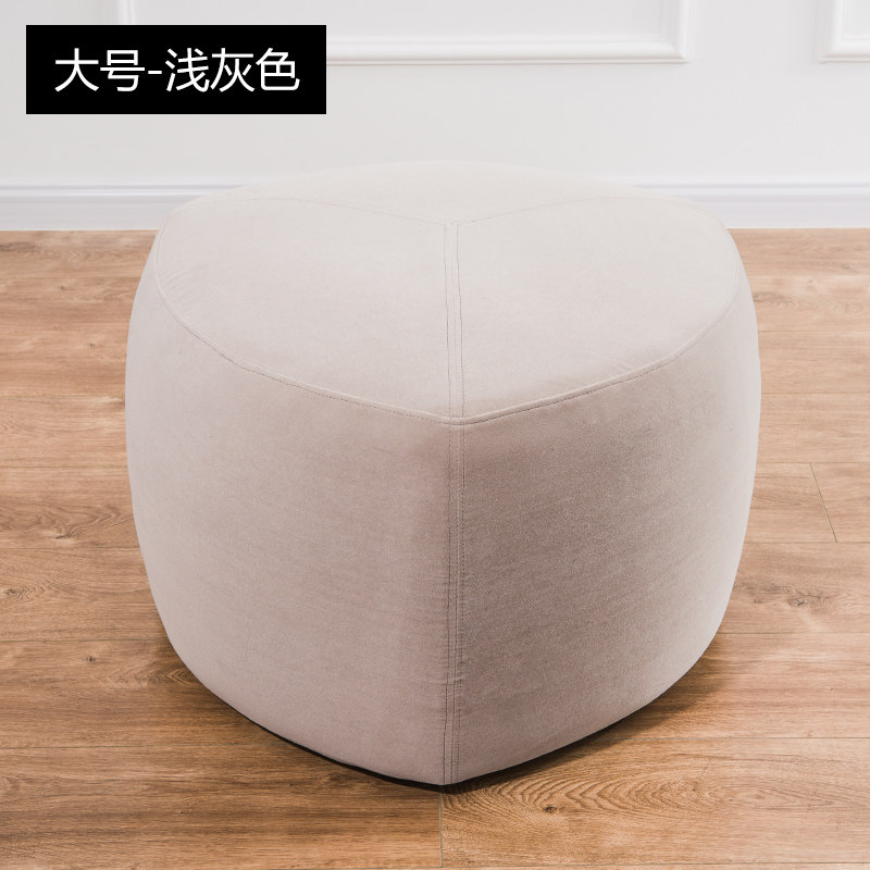 Buy Luxury Nordic fabric stool living room sofa stool footstool
