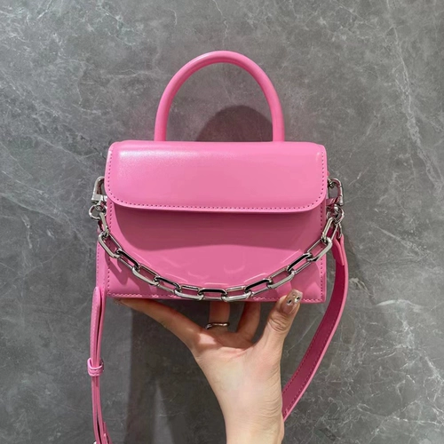 Универсальная цепь на цепочке, сумка через плечо, небольшая сумка, коллекция 2022, из натуральной кожи