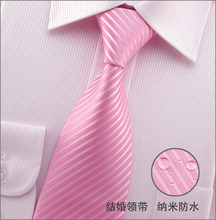 KJ Розовый свадебный галстук Мужской костюм Бизнес 8cm 10cm Свадьба Жених с галстуком Шафер