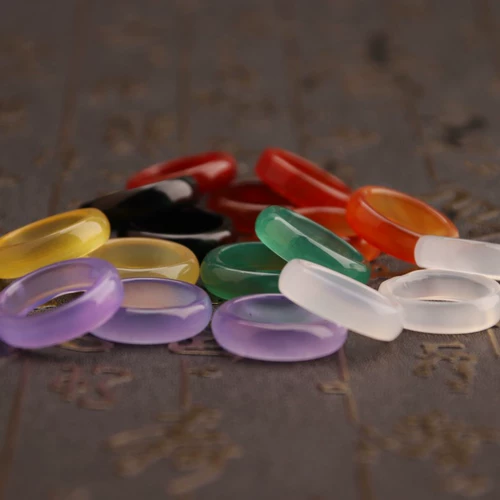 Натуральное агатовое кольцо из нефрита для влюбленных, подарок на день рождения