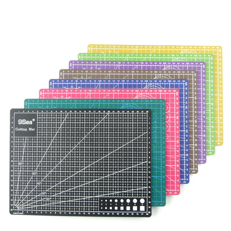 台湾九洋A4 A32切割垫板介刀刻度板雕刻板模型裁纸板制作辅料工具