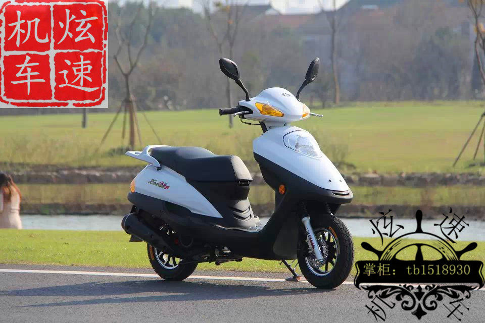 本田款五羊雨钻踏板 助力摩托车电动燃油助力车踏板摩托全新燃油