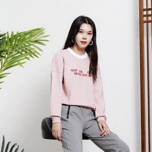 Хлопковая базовая толстовка для отдыха, с вышивкой, осенняя, семейный стиль