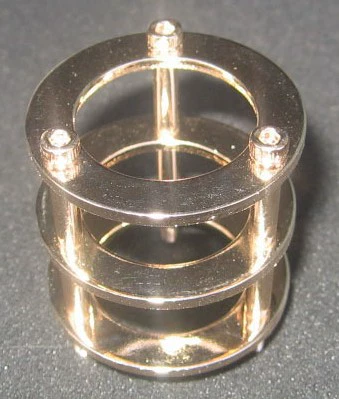 Красивая электронная трубка используется для золота -металлической крышки: защитите электронную трубку для защиты электронной трубки