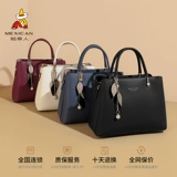 Сумка через плечо, кожаная черная барсетка, из натуральной кожи