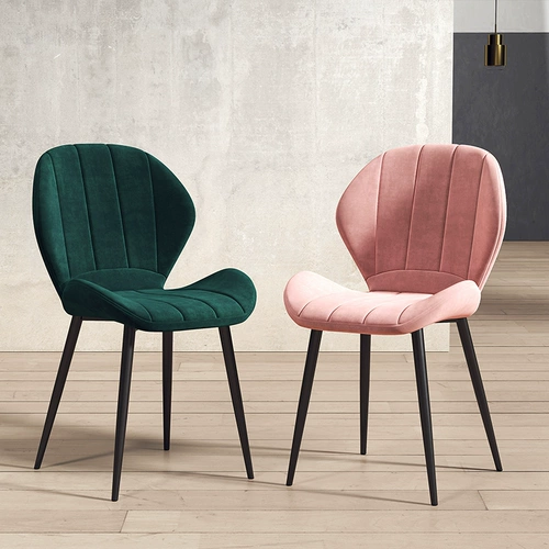 Современный кофейный обеденный стул для гостиной, простой и элегантный дизайн, популярно в интернете