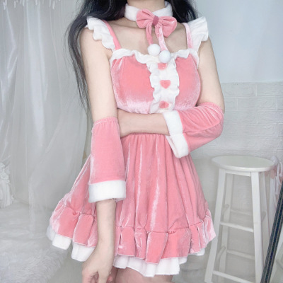 taobao agent Sexy uniform, red dress, cosplay, halloween