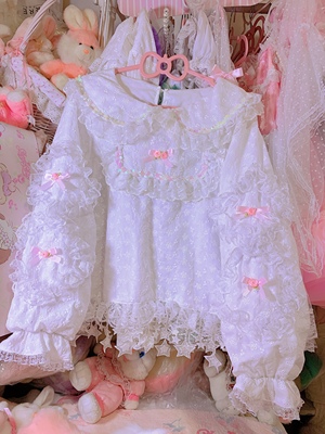 taobao agent Base cotton doll, top, doll collar, with embroidery
