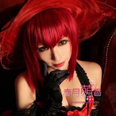 taobao agent Mengxiang's black deacon Madam An Jielina Dalres spot cosplay wig