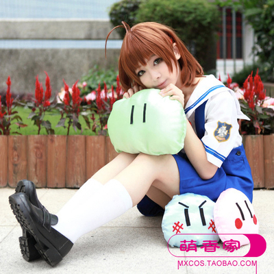 taobao agent Mengxiangjia CLANNAD wig Guheka fake Mao Mao Nagawa now Pingze Wei Tuanzi cosplay wig