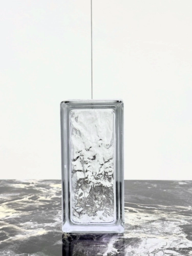 Индонезия импортировал европейский стандарт 90x190x80 мм полублок белый непрозрачный ледяной хрустальный стеклянный кирпич