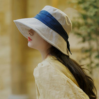 帽子女日系春夏UV防紫外线遮脸大小头围太阳帽防晒帽遮阳帽渔夫帽