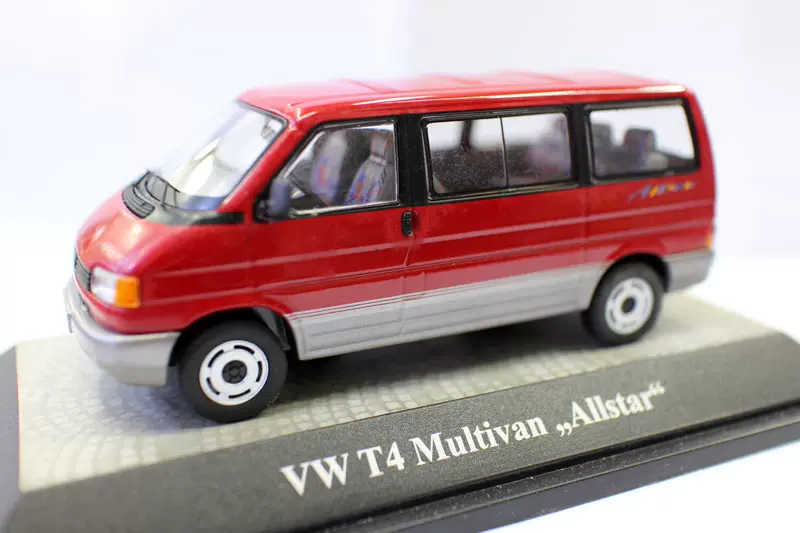 外贸1 43合金车模vw T4 Multivan Allstar 大众迈特威商务车模型
