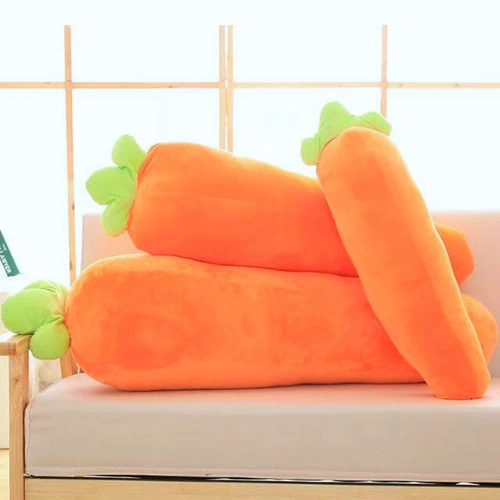 Большая морковная подушка для сна, плюшевая тряпичная кукла, игрушка, подарок на день рождения