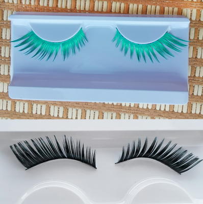 taobao agent Green two-color black false eyelashes, cosplay