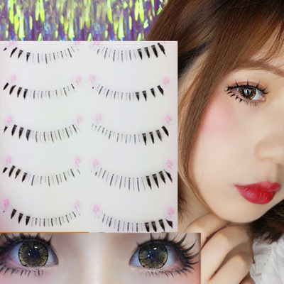 taobao agent Cute false eyelashes for eyelashes, 5 pair, Lolita style, cosplay