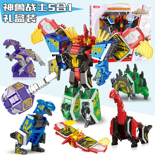 Трансформер, комбинированный динозавр, робот, конструктор, комбинированная игрушка для мальчиков, Кинг-Конг