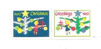 Рождественские марки, США, 1962 года