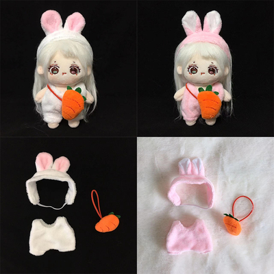 taobao agent Cute rabbit, set, cotton doll, 10cm