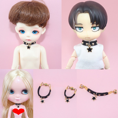 taobao agent OB11 baby handmade accessories Molly necklace 12 points 6 points BJD clavicle chain necklaces camera props accessories