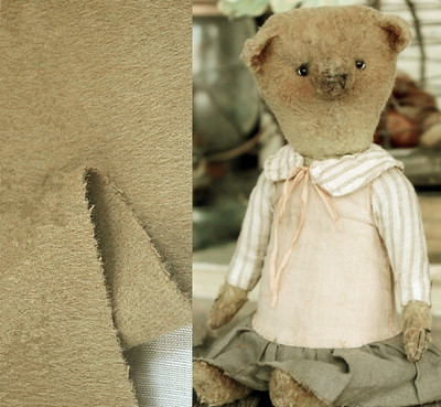 taobao agent 94# Exit German light coffee color blended wool teddy bear cloth feet 150*48 cm