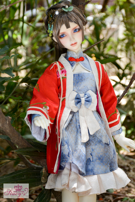 taobao agent {Stacy's pink ocean} BJD baby jacket 1/3 1/4 DD ancient style skirt-Hongyu (limited)