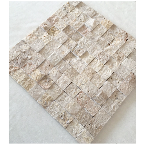 Рисовая желтая пещера каменная мозаичная наклейка натуральная мраморный рис Желтая секция культура Камень Балкон Бар Плитка гостиная