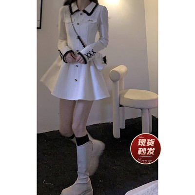 taobao agent Demi-season autumn dress, advanced brace, mini-skirt, Chanel style, high-quality style