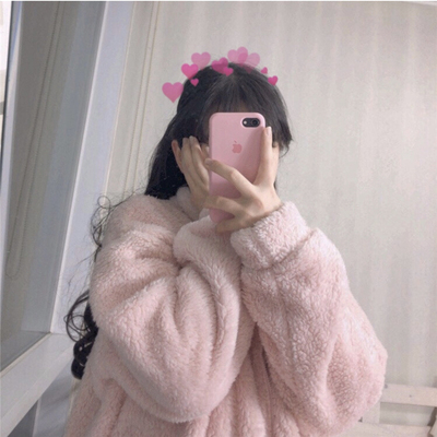 taobao agent Winter velvet fuchsia retro down jacket with zipper