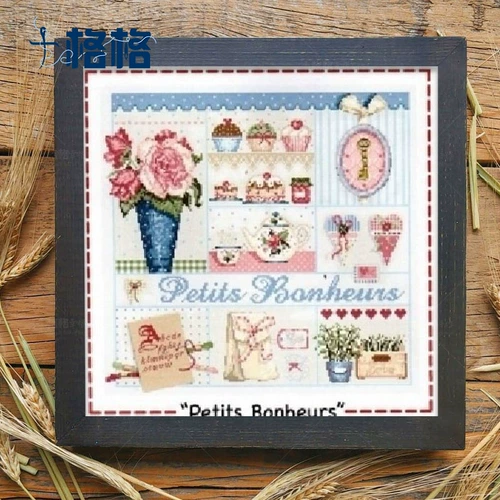 Cross Stitch French DMC Emelcodery Stitch Kit Store Manager Рекомендуется серии Mrs. Rafi Rose Dessert Display Rack